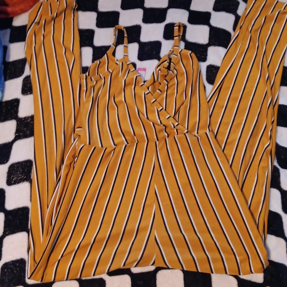 Yellow jumpsuit